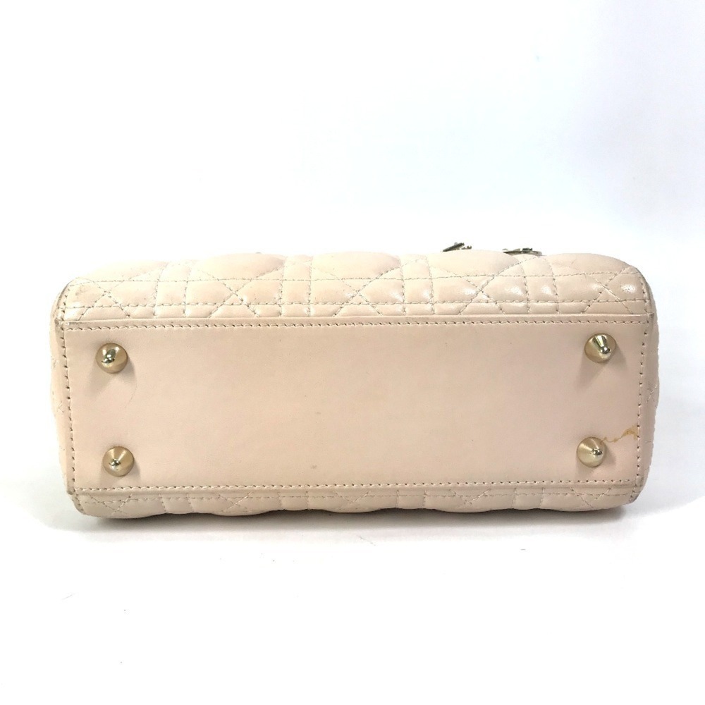CHRISTIAN DIOR Cream Leather Shoulder Bag - Picture 5 of 16